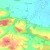 Hovingham topographic map, elevation, terrain