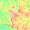 Monte Alto topographic map, elevation, terrain