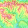 Peranzanes topographic map, elevation, terrain