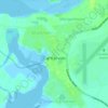 Carnarvon topographic map, elevation, terrain