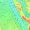 Bidos topographic map, elevation, terrain