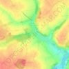 Magnicourt-sur-Canche topographic map, elevation, terrain