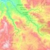 Guachinango topographic map, elevation, terrain