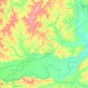 Carroll County topographic map, elevation, terrain