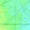 South Hutchinson topographic map, elevation, terrain