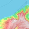 Na Pali Coast State Park topographic map, elevation, terrain
