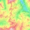 Réserve naturelle de Tignes-Champagny topographic map, elevation, terrain