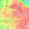 Prailles-la-Couarde topographic map, elevation, terrain