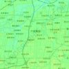 户部寨镇 topographic map, elevation, terrain