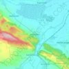 Oldisleben topographic map, elevation, terrain
