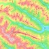 Muhr topographic map, elevation, terrain