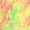 宜良县 topographic map, elevation, terrain