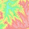 Khost wa Fereng topographic map, elevation, terrain