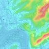 Kianggeh topographic map, elevation, terrain