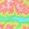 Silandro topographic map, elevation, terrain