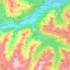 Bach topographic map, elevation, terrain