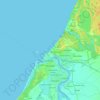 Ventspils topographic map, elevation, terrain