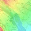 Villanova Canavese topographic map, elevation, terrain