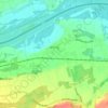 Mining topographic map, elevation, terrain