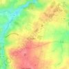 La Coudre topographic map, elevation, terrain