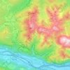 Zirl topographic map, elevation, terrain