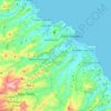 Santa Cruz topographic map, elevation, terrain