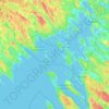 Выборгский залив topographic map, elevation, terrain