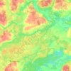 Брызгаловское сельское поселение topographic map, elevation, terrain