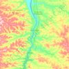 Porto Franco topographic map, elevation, terrain