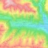 Virgen topographic map, elevation, terrain