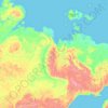 萨哈(雅库特)共和国 topographic map, elevation, terrain