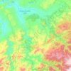 Tiddas topographic map, elevation, terrain