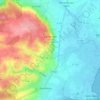 La Pernelle topographic map, elevation, terrain