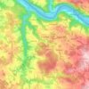 Esternberg topographic map, elevation, terrain