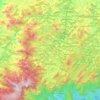 Teresópolis topographic map, elevation, terrain