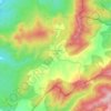 El Aioun topographic map, elevation, terrain