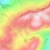 Souq El Gharb topographic map, elevation, terrain