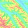 Mauvaisin topographic map, elevation, terrain