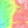 Alaques topographic map, elevation, terrain