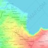 Santa Teresita topographic map, elevation, terrain