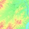 多伦诺尔镇 topographic map, elevation, terrain