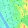 Hlaing topographic map, elevation, terrain