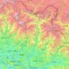 Gorkha topographic map, elevation, terrain