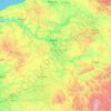 La Seine topographic map, elevation, terrain