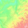 锡尼河西苏木 topographic map, elevation, terrain