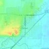Larned topographic map, elevation, terrain