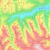 Neukirchen am Großvenediger topographic map, elevation, terrain