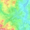 Lilburn topographic map, elevation, terrain