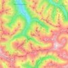 Bad Gastein topographic map, elevation, terrain