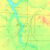 Streator topographic map, elevation, terrain